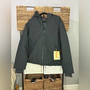 All in motion Black Hooded cold weather Jacket